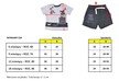 Sportowy komplet niemowlęcy T-SHIRT spodenki - Szary (5)
