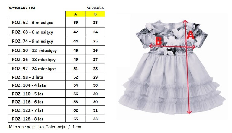 Elegancka sukienka z opaską tiul falbany (6)
