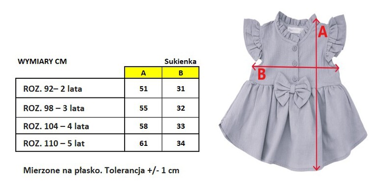 Oliwkowa sukienka z falbankami kokardą muślin  (6)