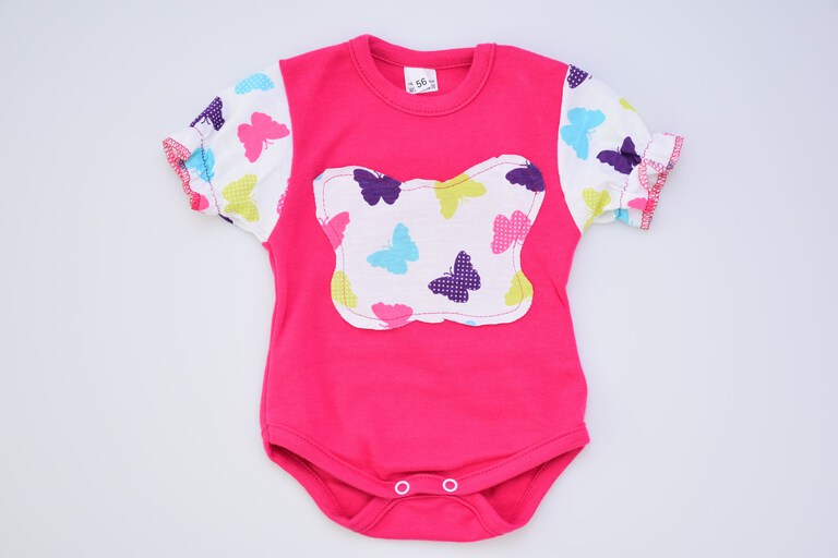 Komplet na lato body + spodenki bloomersy motyl (4)