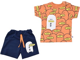 Zestaw niemowlęcy T-shirt krótkie spodenki lato