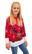 Sweter z reniferem dla dziecka - czerwony (1)