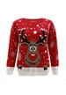 Sweter z reniferem dla dziecka - czerwony (2)