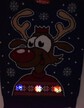 Niebieski dziecięcy sweter świąteczny z LEDAMI i reniferem (6)