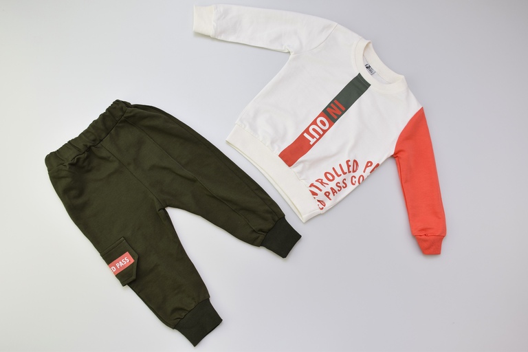 Chłopięcy dres bluza spodnie - sportowy (2)
