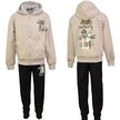 Dres chłopięcy beżowa bluza i czarne spodnie good things coming (1)