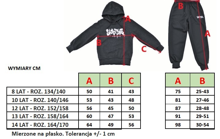Dres chłopięcy skater oliwkowy komplet z kapturem bluza spodnie do szkoły (6)