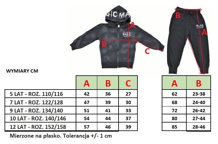 Komplet chłopięcy 3-częściowy: bluza, spodnie i koszulka – MAGIC RISE (9)