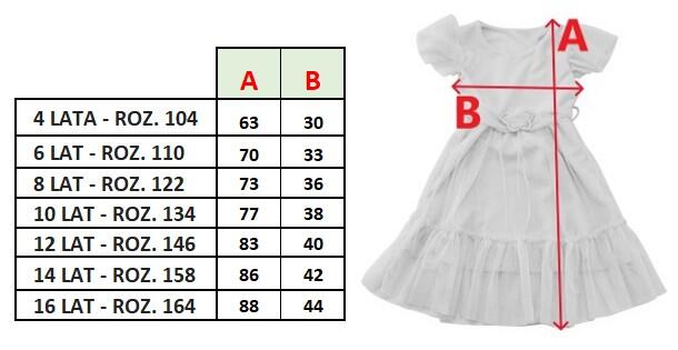 Pudrowo różowa sukienka dziewczęca z tiulem i kokardą (7)